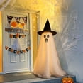 thumbnail image 4 of Halloween Ghost Decorations Outdoor, 16-61 Inch Spooky Ghost Decor with String Lights,Light up Ghost,Ghost Light Stakes,Scary Standing Ghosts Decor for Front Door Porch Yard Home Party Decor (B), 4 of 6