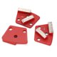 thumbnail image 3 of 3 piezas de zapatas de pulido de diamante trapezoidales para hormigón, corte agresivo, 2 dientes largos, rojo, n.° 30, 3 of 12