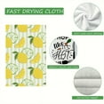 thumbnail image 4 of Eveokoki 2 Pcs Kitchen Towels Lemons Kitchen Dish Towels Kitchen Dish Cloths Fast Drying Kitchen Rug Kitchen Decor for Home Cleaning Cooking Baking, 16 x 24 Inch, 4 of 5