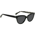 thumbnail image 2 of Kate Spade Cayenne Polarized Women's Black Cat Eye Sunglasses - 0807 M9, 2 of 4