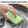 thumbnail image 5 of Dishwashing Sponges, Natural Wood Pulp, Kitchen Sponge, Double Side Scrub, for Pots Pans Sinks, Odor Resistant Cleaning | Green KTFgvq, 5 of 8