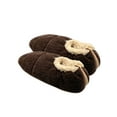 thumbnail image 5 of Brookstone Men's Quilted Chenille Slipper Socks, 1-Pack, Sizes M/L-L/XL, 5 of 10