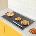 thumbnail image 3 of 5-Burner Electric Ceramic Cooktop, Modern Countertop & Embedded, Precise Temperature Control, Safety Features, LED Display, 110V, 900W-1200W Power, 3 of 8