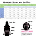thumbnail image 5 of Unisex Heated Jacket with Battery Pack,Windproof Waterproof Heated Coat for Women Men with Detachable Hood,Heating Jacket for Hiking Skiing Camping Outdoor Winter Snow Wear, 5 of 10