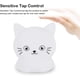 thumbnail image 3 of Luz nocturna para niños, luz LED recargable para bebés con silicona suave, diseño de animalito y RGB multicolor, compatible con control remoto y táctil, regulable (gato), 3 of 5