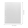 thumbnail image 4 of KONTONTY 3Pcs Clear Card Album Book Sleeves PP Storage Protection for Collectibles, 4 of 6