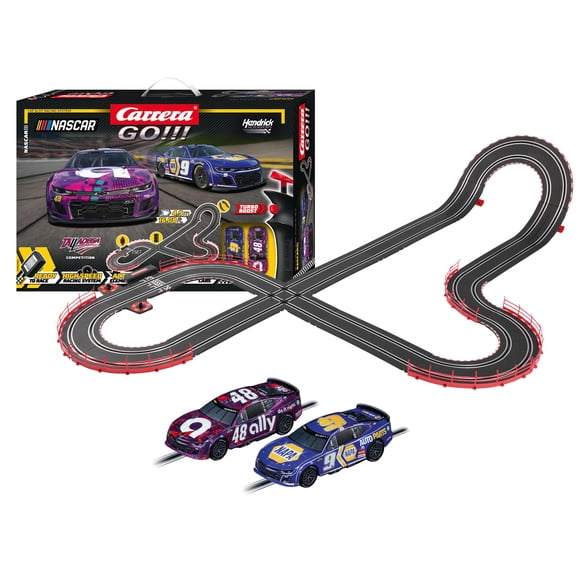 Set de carreras de coches tragaperras Carrera GO!!! Competencia NASCAR Talladega