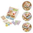 thumbnail image 3 of MasteelfCA 1 Set Children Simulated Wooden Cash Register Tool Table Play Educational Toy, 3 of 7