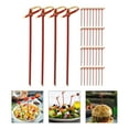 Axio 100pcs Food Sticks Sandwich Toothpicks Fruit Bamboo Sticks Dessert