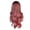 Pink, variant on Zenghuiiii Hair Wigs with Lace Front Dark Brown Wig With Long Wavy High Temperature Wire Brunette Wigs For Women Chocolate Brown Synthetic Heat Hair Natural Looking Long Brown Wig Wigs