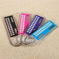 thumbnail image 3 of Calculator & Ruler & Magnifying Glass, Mini Solar Transparent Ruler Calculator with Magnifier Student School Supplies Pink, 3 of 4