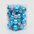 thumbnail image 3 of 24 piezas/caja de 2 cm de mini bolas de Navidad colgantes para fiestas de Navidad, adornos colgantes para centros comerciales, techos, ventanas, árboles de Navidad, 3 of 5
