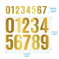 thumbnail image 2 of 4In Waterproof Number Stickers,HXRH Portable Self Adhesive Sticker for Doors,10Pcs Gold Durable Decals House numbers for Cars Doors, 2 of 6