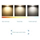thumbnail image 2 of Hallazgo poco común: 5 focos LED para baño, IP44, diámetro de la cara de 100 mm, tamaño de corte de 75-95 mm, blanco, luz de techo empotrada, panel LED de 6 W, atenuación tricolor de 4200 K, 2 of 5