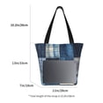 thumbnail image 3 of Disketp Indigo Patchwork Quilt for Women’s Casual Shoulder Tote Bag Cross-body Handbags for Shopping, Travel and Daily Use, 3 of 6