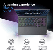 Lenovo Legion 5 Pro 16 Gaming Laptop, QHD 165Hz, AMD Ryzen 7, NVIDIA GeForce RTX 3070, 16GB RAM, 512GB SSD, Windows 11 Home, Storm Grey, 82JQ00F9US