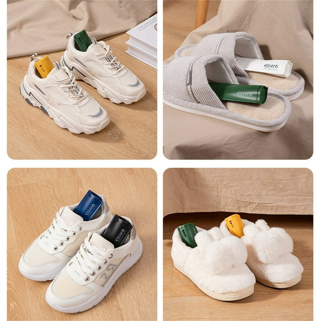 Ruiboury Absorbeur d'Odeurs Portable pour Chaussures à l'Intérieur, Armoire de Toilette Anti-Humidité Blanche