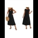 thumbnail image 2 of Vestidos para Mujer Verano Sin Mangas Cuello Algodón Playa Casual Vestido Negro L, 2 of 7