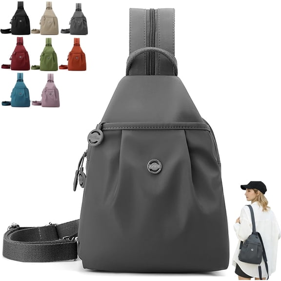 Mini Anti-Theft Backpack for Women, Waterproof Oxford Fabric Small Backpack with Zipper Pockets for Daily Travel