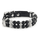 thumbnail image 1 of Collar de perlas de cuero PU para perro y gato, decoración bonita con diamantes de imitación de cristal para mascota, 1 of 5