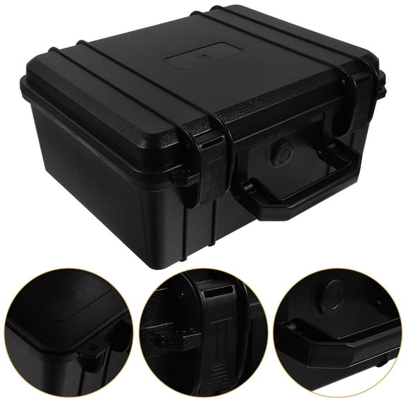Plastic Suitcase Lockable Tools Case Multifunctional Case Travel Supply Box
