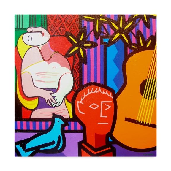 Trademark Fine Art 'Still Life with Picassos Dream' Canvas Art by John Nolan
