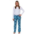 thumbnail image 3 of Disney Stitch Pajamas Women's Stitch Plaid Hacci Knit Lounge Sleep Pants, 3 of 5