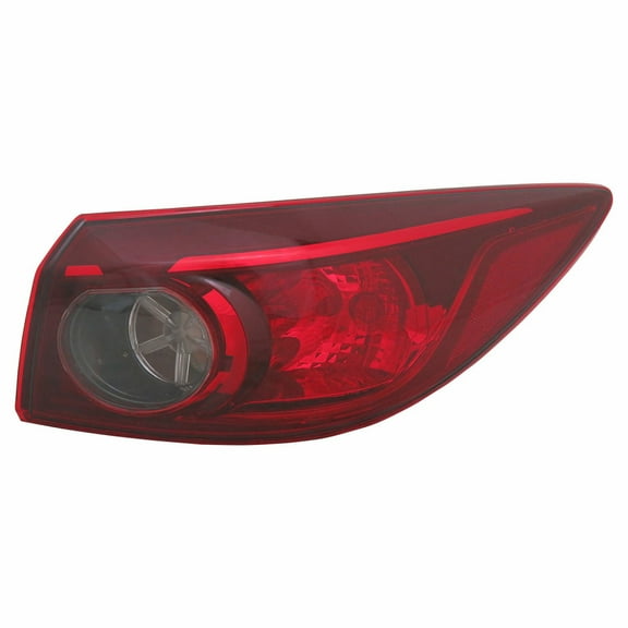 CarLights360: For Mazda 3 Tail Light Assembly 2014 2015 Passenger Side DOT Certified - MA2805123 | BJT1-51-150A (Vehicle Trim: Sedan Outer)