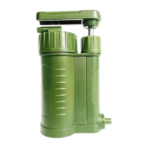 harayaa Portable Water Filter Pump Camping Water Filtration System Small Group with Hose