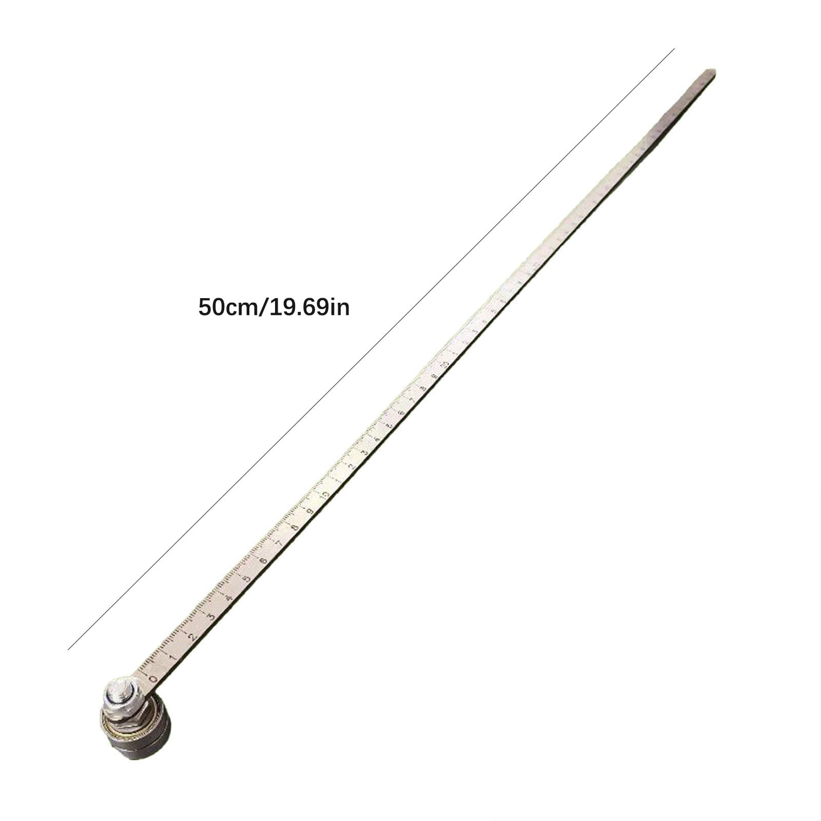 Positioning Calipers For Measurements & Easy Wood Cutting,Stainless Steel Measuring Tool For Circular Saws,Adjustable Guide Rail With 3Mm Bearings 50Cm Upgraded Straight Row