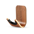 thumbnail image 3 of Gancho para guitarra Estante para colgar guitarra Estante de madera sin perforaciones Violín Erhu Soporte para piano y ukelele para colgar en la pared, 3 of 4