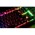 thumbnail image 3 of Quiet Keyboard with 3 Multi Color LED Lighting Modes, Turbo Input Mode, Anti-Ghosting, 19 Key Roll Over, Slim Low Profile Metal Design, 3 of 5