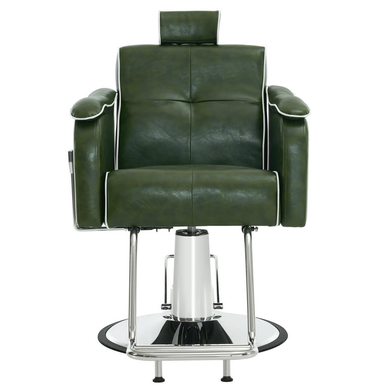 BarberPub Barber Chair with 440 lbs Hydraulic Pump, Hair Styling