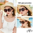 thumbnail image 2 of OCCI CHIARI Sunglasses Reading Glasses Large Sunglass Readers 2.75 for Women Anti Blue Light UV Protection Outdoor 1.0 1.25 1.5 1.75 2.0 2.25 2.5 2.75 3.0 3.5 (Gray, 2.75) Acrylic Lens, 2 of 6