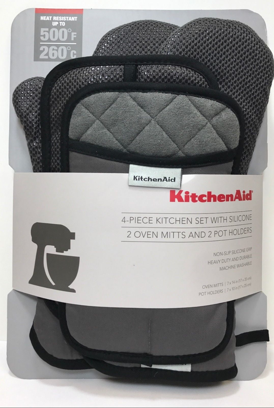 KitchenAid 4 Piece Silicone Oven Mitt Set And Pot Holder Gray Walmart   Dbe821bd Ac33 4cbf A617 F9c476995a4c 1.b04f4d1162a203f6d6e07ab39c3a8e19 