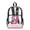 Axolotl Musical Note Pink, variant on Transparent Backpack for Boys Girls Kids Large Capacity Clear School Bookbag PVC See Through Daypack for Stadium Sport Travel Security, Mermaid Scales Print Blue Violet
