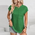thumbnail image 5 of Fjuchai Women's Tops Short Sleeve T-Shirt Tees Round Neck Casual Loose Spring Summer Loose Female T-Shirts S-XXL, 5 of 9