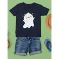 thumbnail image 3 of Funny Cartoon Ghost T-Shirt Juniors -Image by Shutterstock,  Large, 3 of 4