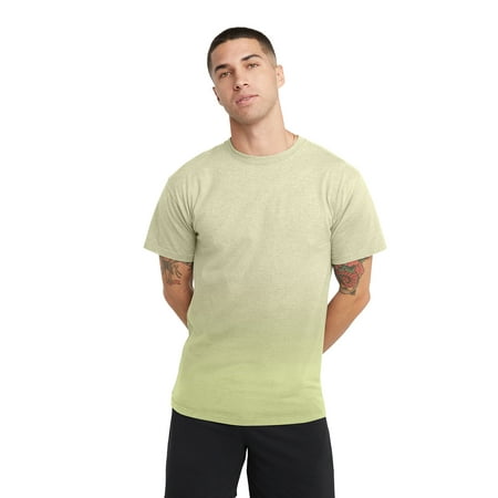 Hanes Men's & Big Men's Garment Dyed Dip Dye Ombre Tee Shirt, Sizes XS-3XL