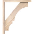 thumbnail image 3 of Ekena Millwork 3 1/2"W x 22"D x 26"H Balboa Block Smooth Bracket w/ Offset Brace, Douglas Fir, 3 of 25
