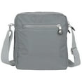 thumbnail image 3 of Spencer Women Crossbody Bags Waterproof Nylon Satchel Shoulder Bag Lightweight Messenger Purses Multi-Pocket (Gray), 3 of 9