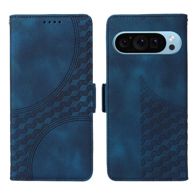 Funda GANGXUN para Google Pixel 9 con diseño acolchado elegante, cuero PU, protección total y ajuste preciso