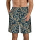 thumbnail image 1 of Fotbe Indian Paisley 2 Trajes de Baño Estampados para Hombre, Shorts de Verano de Secado Rápido, Ropa de Playa, Bañadores-Large, 1 of 6