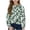 Green 03, variant on Girls Shirts Long Sleeve Tops Gradient/Graphic Tees Twist Knot Blouses Casual Spring Fall Clothes (11 Years, Blue 03)
