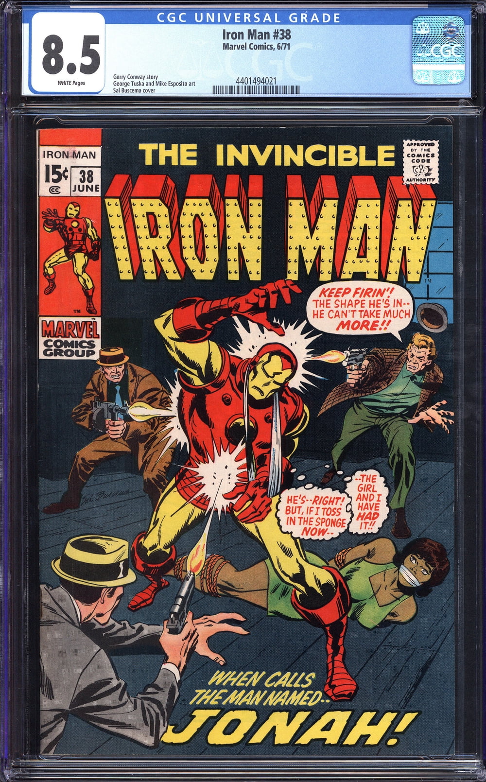 Iron Man #38 - CGC 8.5 Comic Book