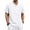 #04 White 【Mix & Match: Choose Your Favorites】, variant on Men's Vintage Standing Collar Top Polyester Casual Short Sleeve Half Button Shirt Open Front Closure Retro Design Solid Color Daily Wear Streetwear Date | Zenithor,Brown M