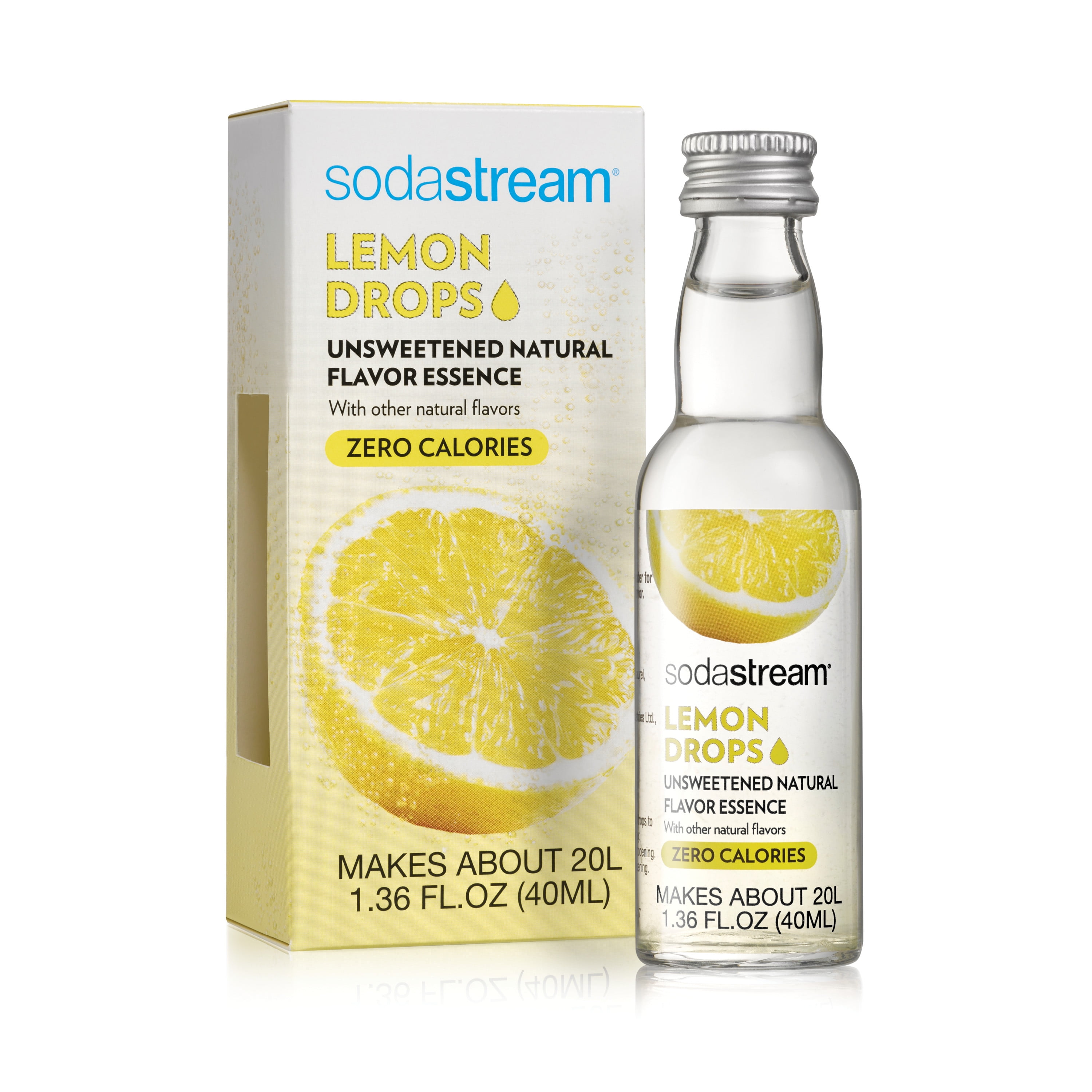 SodaStream Lemon Drops Natural Flavor Essence, 1.36 Fl. Oz. Walmart