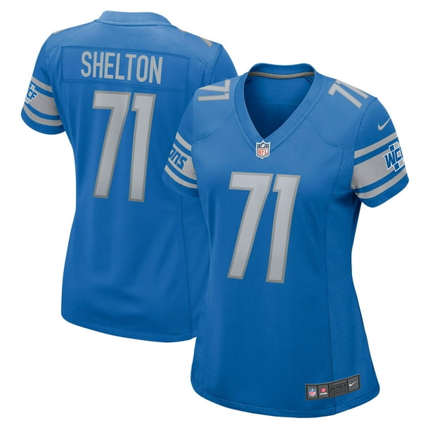Danny Shelton Detroit Lions Nike Women's Game Jersey - Blue