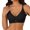 Black, variant on Bras for Women,Supportive Seamless Bralette Lift Push Up Non Padded Wire Free Comfort Thin Breathable Soft Bra for Daily Comfort,Sports Bras for Women,Pink,L