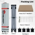 thumbnail image 5 of MASTERCANOPY 8 x 8ft Pop-up Canopy Tent with 1 Sidewall, Khaki, 5 of 7